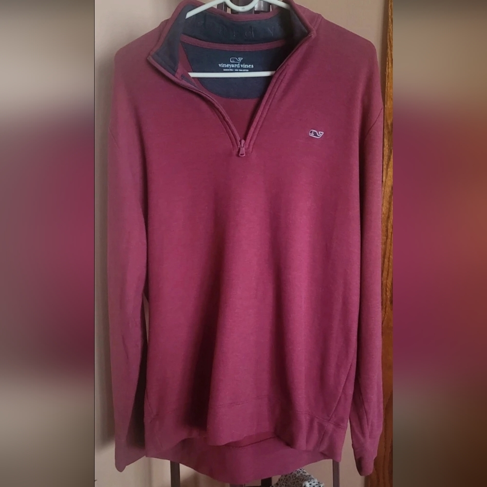 Vineyard Vines Red Pullover Large - image 1